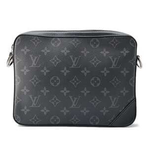 Louis Vuitton Shoulder Bag Monogram Eclipse Black Reverse Trio Messenger Black
